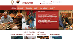 Desktop Screenshot of creeculture.ca